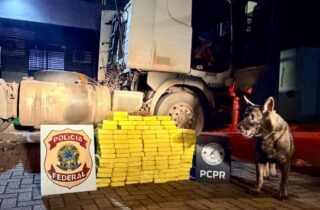 PF e PC apreendem mais de 100 kg de cocaína em Paiçandu/PR - capa
