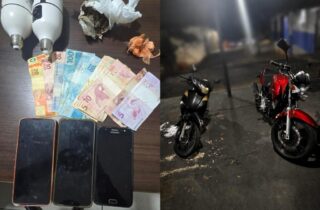 PM desmantela ponto de tráfico de drogas na Vila Regina e apreende entorpecentes em Nova Esperança - capa