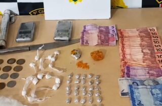 Polícia Militar fecha ponto de venda de drogas e prende suspeito em Santa Fé - capa