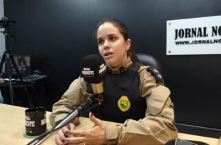 Primeira mulher a comandar a  3ª Companhia da Polícia Militar, Tenente Fernandes destaca desafios da segurança pública regional no NoroCast desta terça (12) - capa