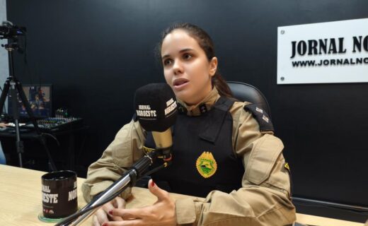 Primeira mulher a comandar a  3ª Companhia da Polícia Militar, Tenente Fernandes destaca desafios da segurança pública regional no NoroCast desta terça (12) - capa