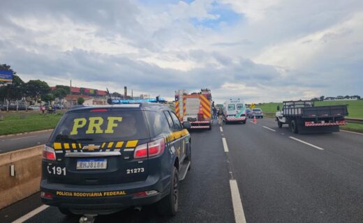 Idoso morre atropelado ao tentar atravessar a BR-376 em Mandaguaçu - capa
