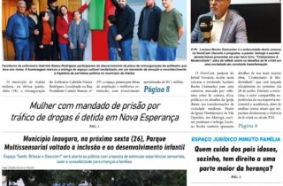 Jornal Noroeste - edição 1812 desta terça-feira, 23 de junho de 2026 - capa