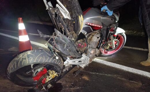 Motociclista morre em colisão traseira na BR-376, em Paranavaí - capa