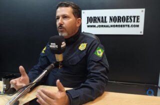 NoroCast recebe inspetor da PRF, Pedro Faria, para discutir segurança nas rodovias e combate ao crime no Noroeste do Paraná - capa