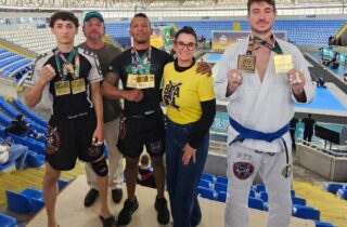 Atletas da Aisha Ninja conquistam sete medalhas no Sul-Brasileiro da PBJJF - capa