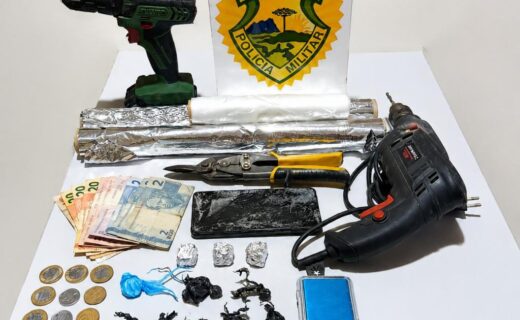 Homem é preso por suspeita de tráfico de drogas em Paranacity - capa