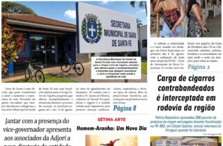 Jornal Noroeste - edição nº1823 desta sexta-feira, 31 de julho de 2026 - capa