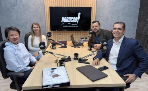 NoroCast recebe Mariane Yuri Shiohara Lübke em conversa sobre planejamento público, carreira e raízes em Nova Esperança - capa