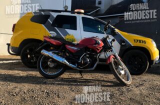 Nova Esperança: PM recupera motocicleta furtada em cerca de 10 minutos e prende suspeito - capa