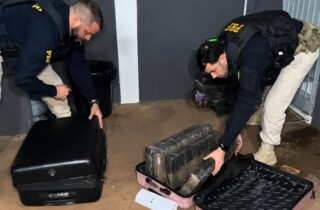 PRF intercepta 124 quilos de maconha na BR-376 e prende motorista em Mandaguaçu - capa