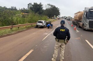 Capotamento de HB20 deixa três jovens mortas na BR-376, em Mandaguaçu - capa