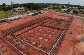 Construção do novo Hospital avança para etapa estrutural - capa