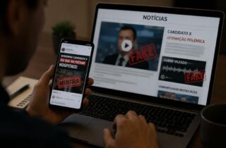 Eleições 2026: a mentira viraliza, a verdade corre atrás - capa