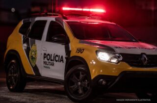 Homem é preso após ameaçar esposa de morte em Guairaçá - capa