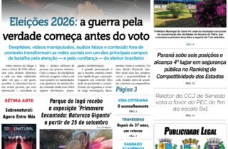 Edição 1831 – Sexta-feira, 28 de agosto de 2026 - Capa