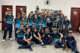 Medalha de prata no vôlei de praia feminino marca a participação de Nova Esperança na 20ª edição dos Jogos da Integração da Pessoa Idosa, em Guaratuba - capa
