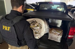 PRF apreende 240 iPhones avaliados em cerca de R$ 1 milhão durante abordagem em Maringá - capa