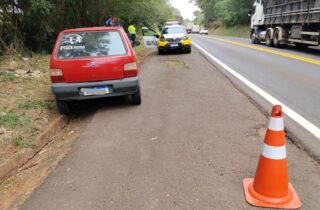 Veículo com sinais de adulteração é apreendido após sinistro em rodovia do Noroeste - capa