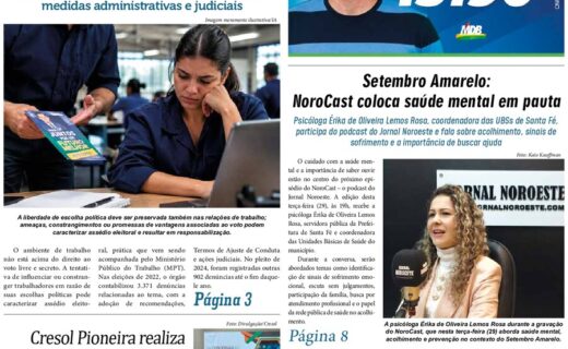 Edição 1840 – Terça-feira, 29 de setembro de 2026 - Capa