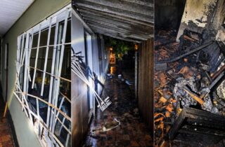 Incêndio mobiliza Brigada Comunitária e atinge residência desocupada em Nova Esperança - capa