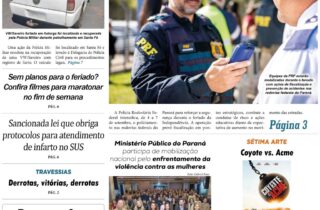 Edição 1833 – Sexta-feira, 04 de setembro de 2026 - Capa