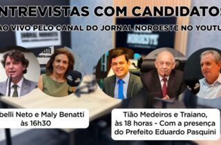 Jornal Noroeste realiza duas entrevistas ao vivo nesta quarta (16) com candidatos a deputado - capa