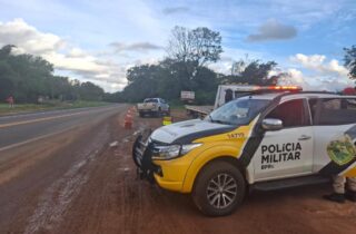 Colisão lateral deixa passageira ferida em rodovia da região Noroeste - capa