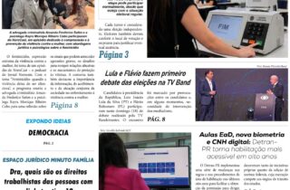 Jornal Noroeste edição Nº1846 desta terça-feira, 20 de outubro de 2026 - capa