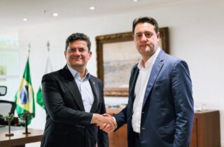 Moro e Ratinho Junior se reúnem no Palácio Iguaçu para alinhar transição de governo - capa
