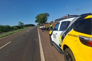 Motociclista fica ferido em colisão traseira na PR-317, em Maringá - capa