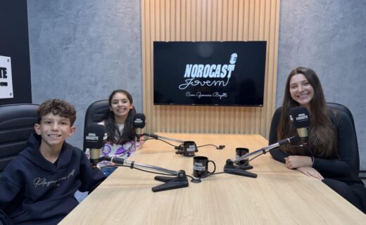 NoroCast Jovem celebra o Dia das Crianças com conversa leve e surpreendente com Isabele e Enzo - capa